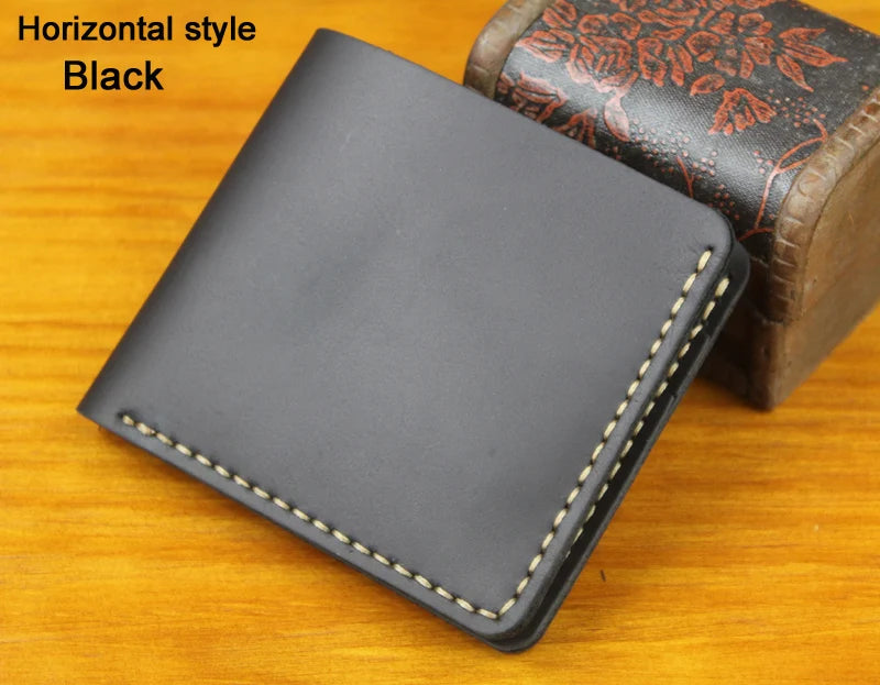 Handmade Full Grain Leather Wallet – Vintage Style Men’s