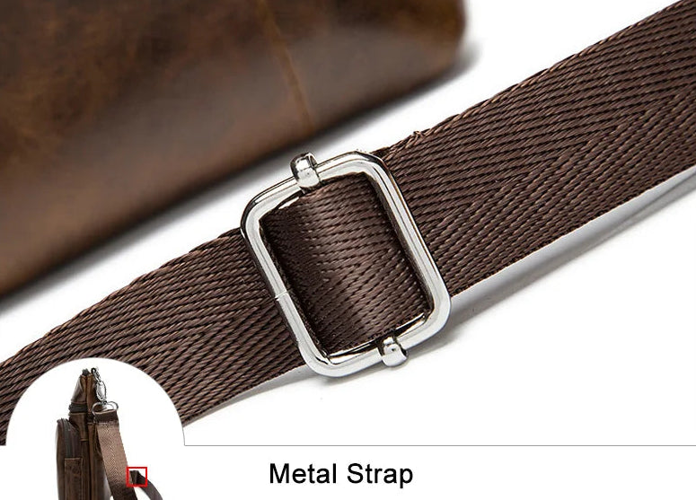 Genuine Leather Messenger | Shoulder Bag fits Tablet & Essentials