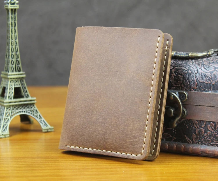 Handmade Full Grain Leather Wallet – Vintage Style Men’s