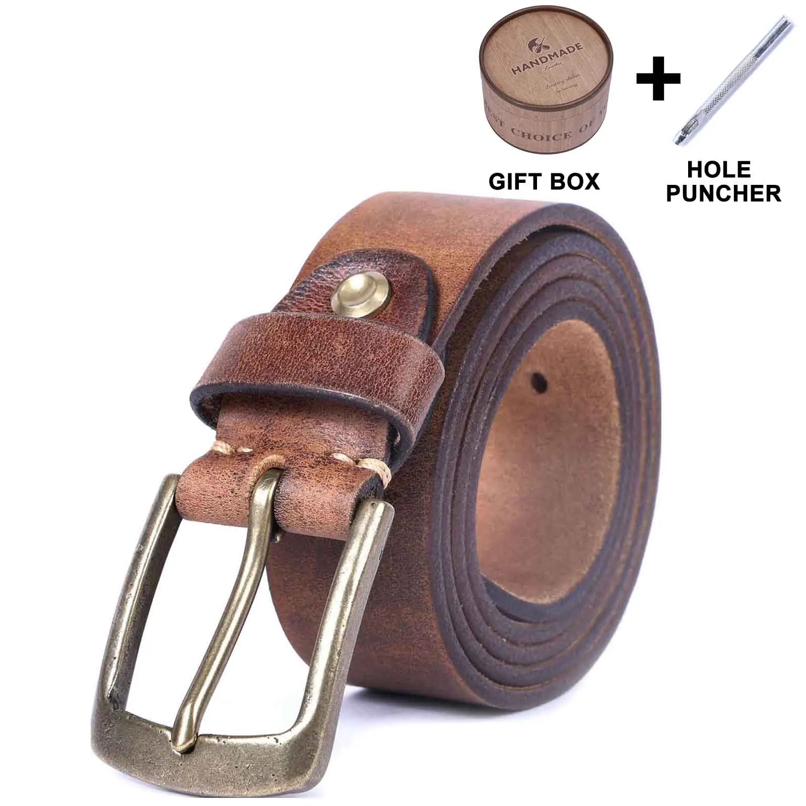 High-Quality Genuine Leather Belt for Men & Women – Classic Everyday Style