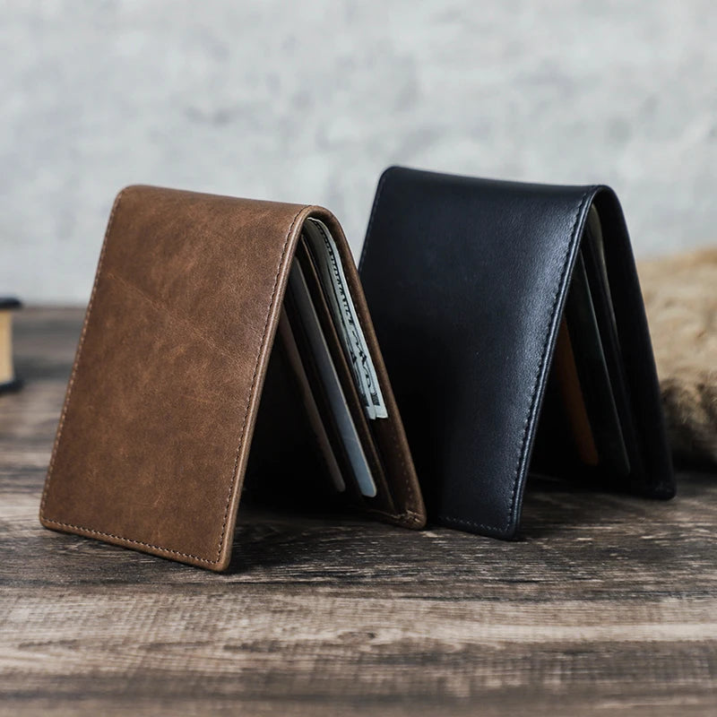 Compact Premium Leather Wallet for Men – Minimalist & Practical