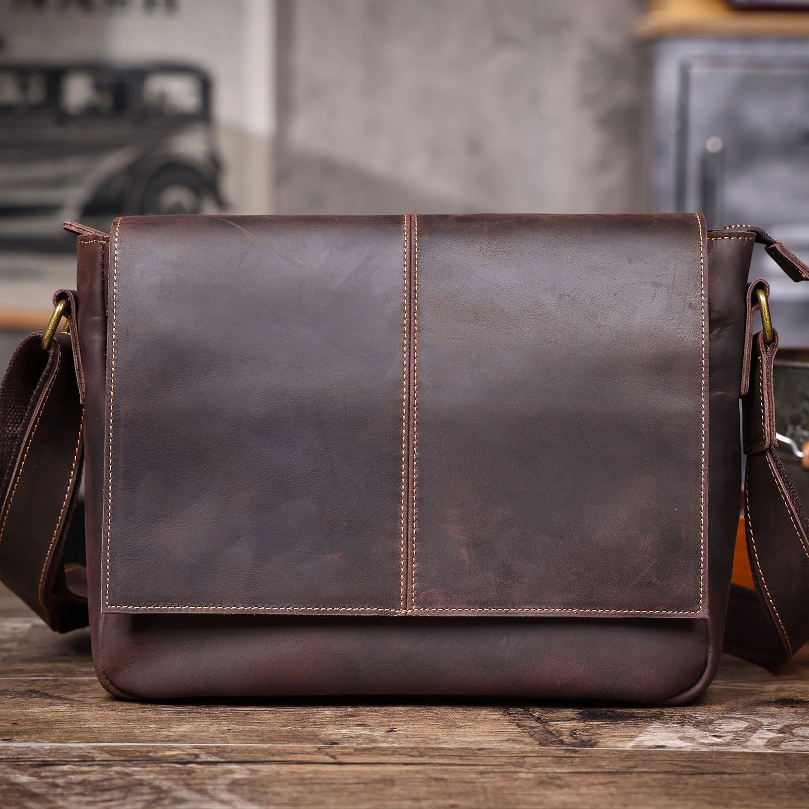 Genuine Leather Satchel – Durable Everyday Carry for All