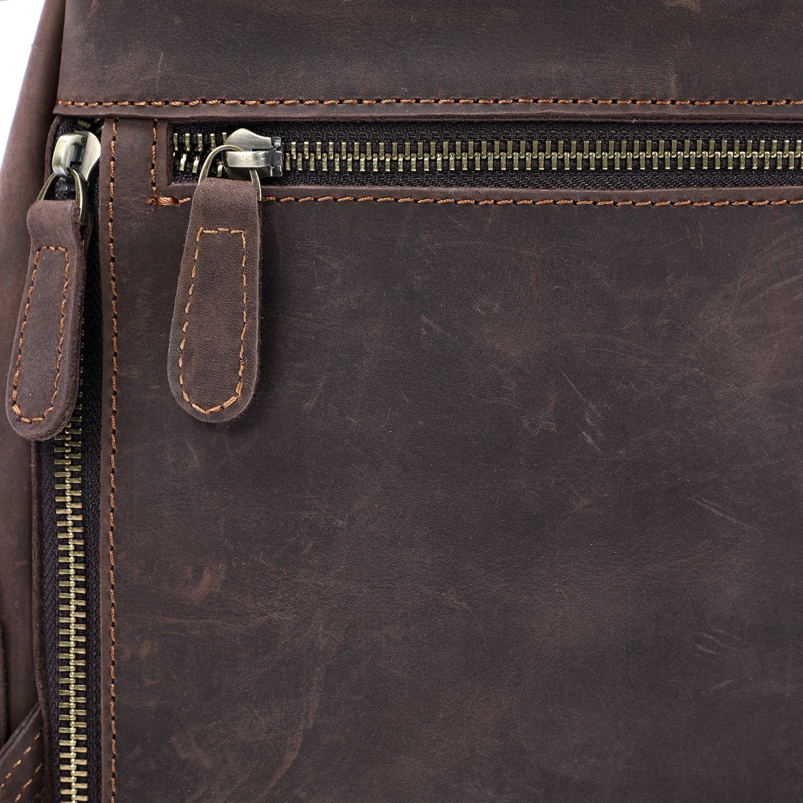 Vintage Backpack – Full-Grain Genuine Leather for Women
