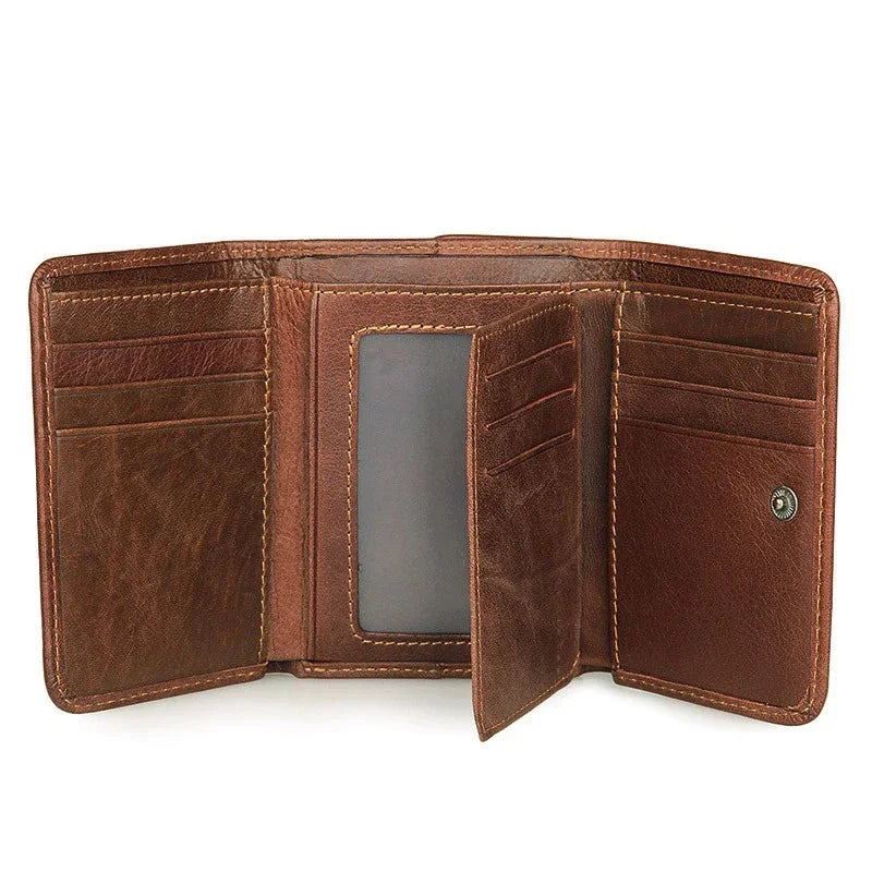 Premium Leather Trifold Wallet – Slim & Stylish
