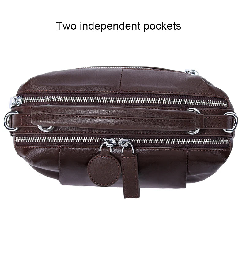 Women’s Cowhide Leather Satchel – Spacious & Stylish Bag