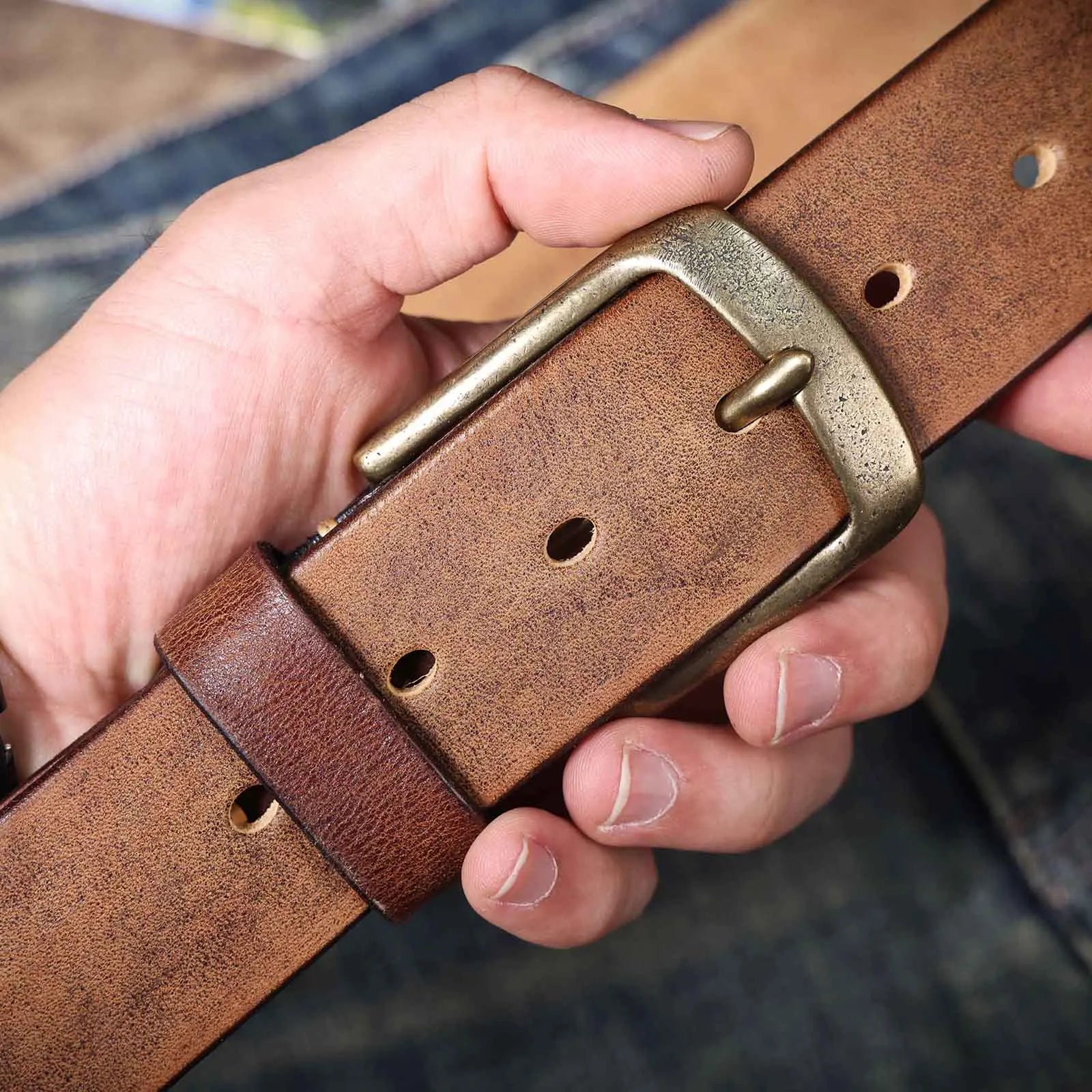 High-Quality Genuine Leather Belt for Men & Women – Classic Everyday Style