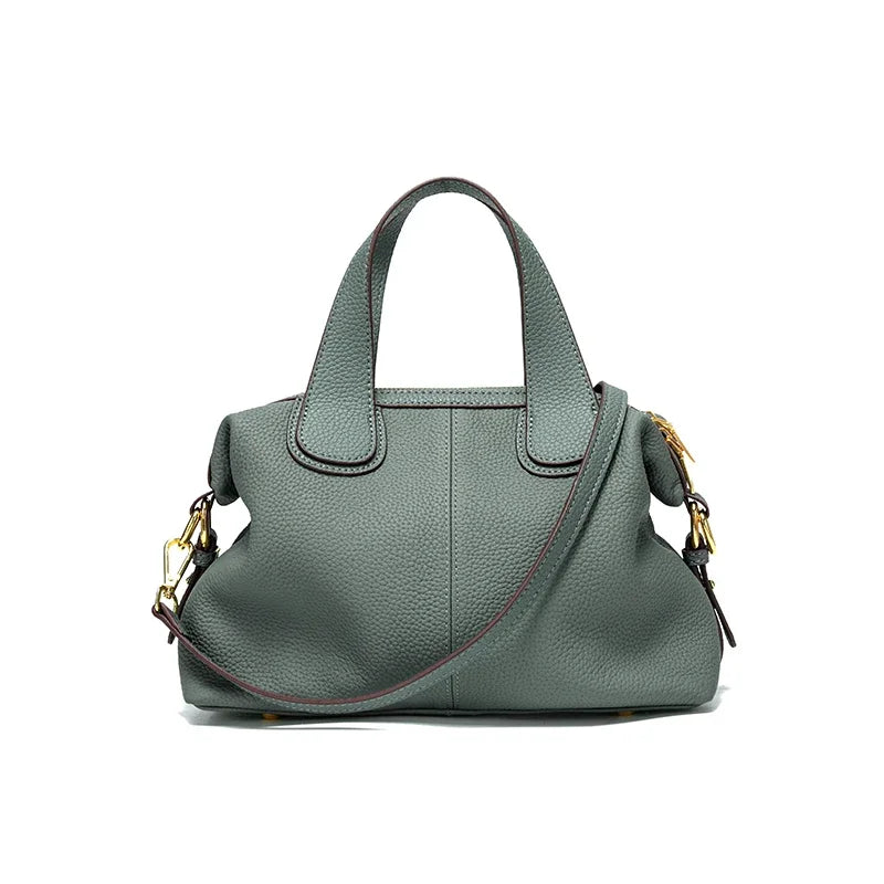 Women’s Premium Leather Shoulder Bag – Pillow Style & Spacious Design