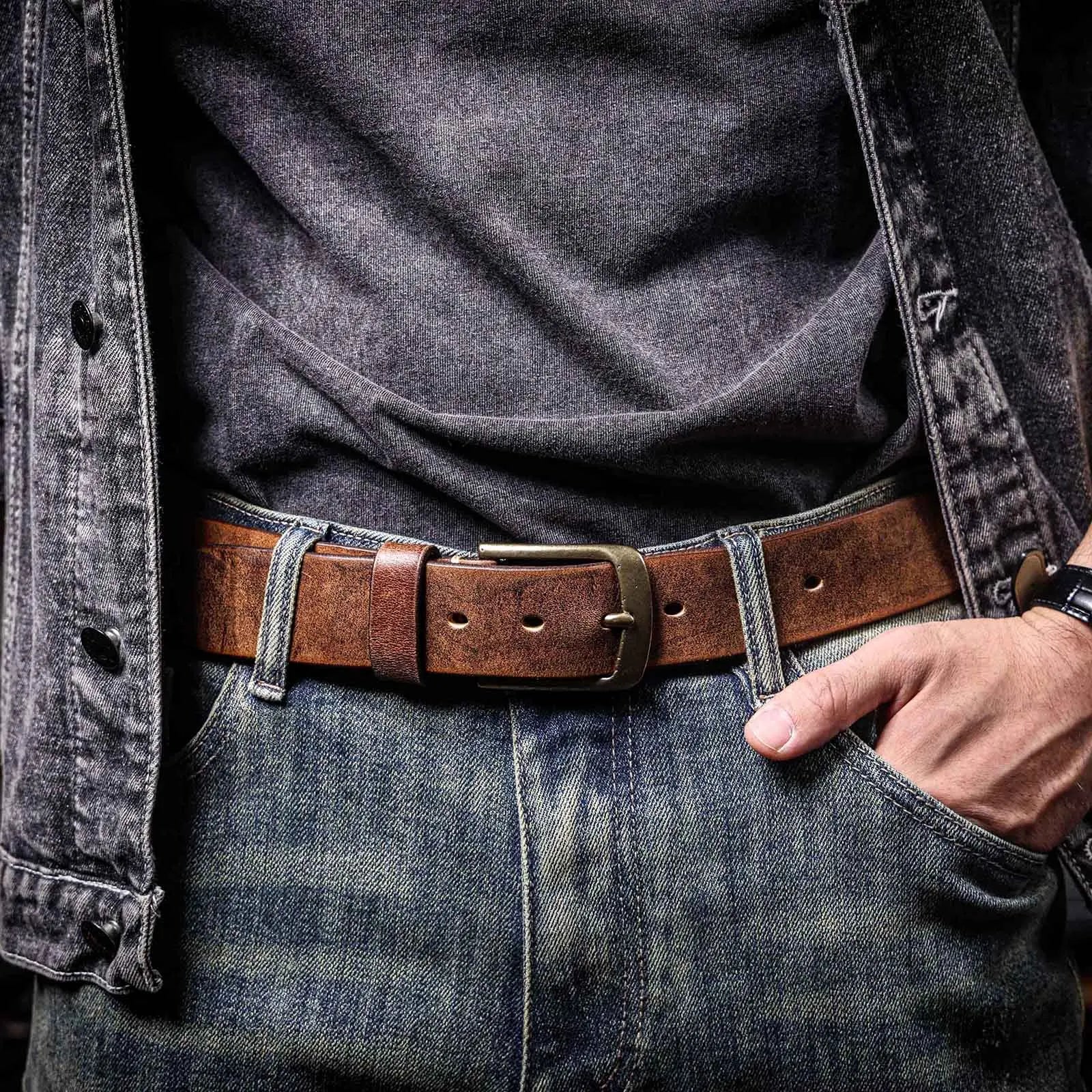 High-Quality Genuine Leather Belt for Men & Women – Classic Everyday Style