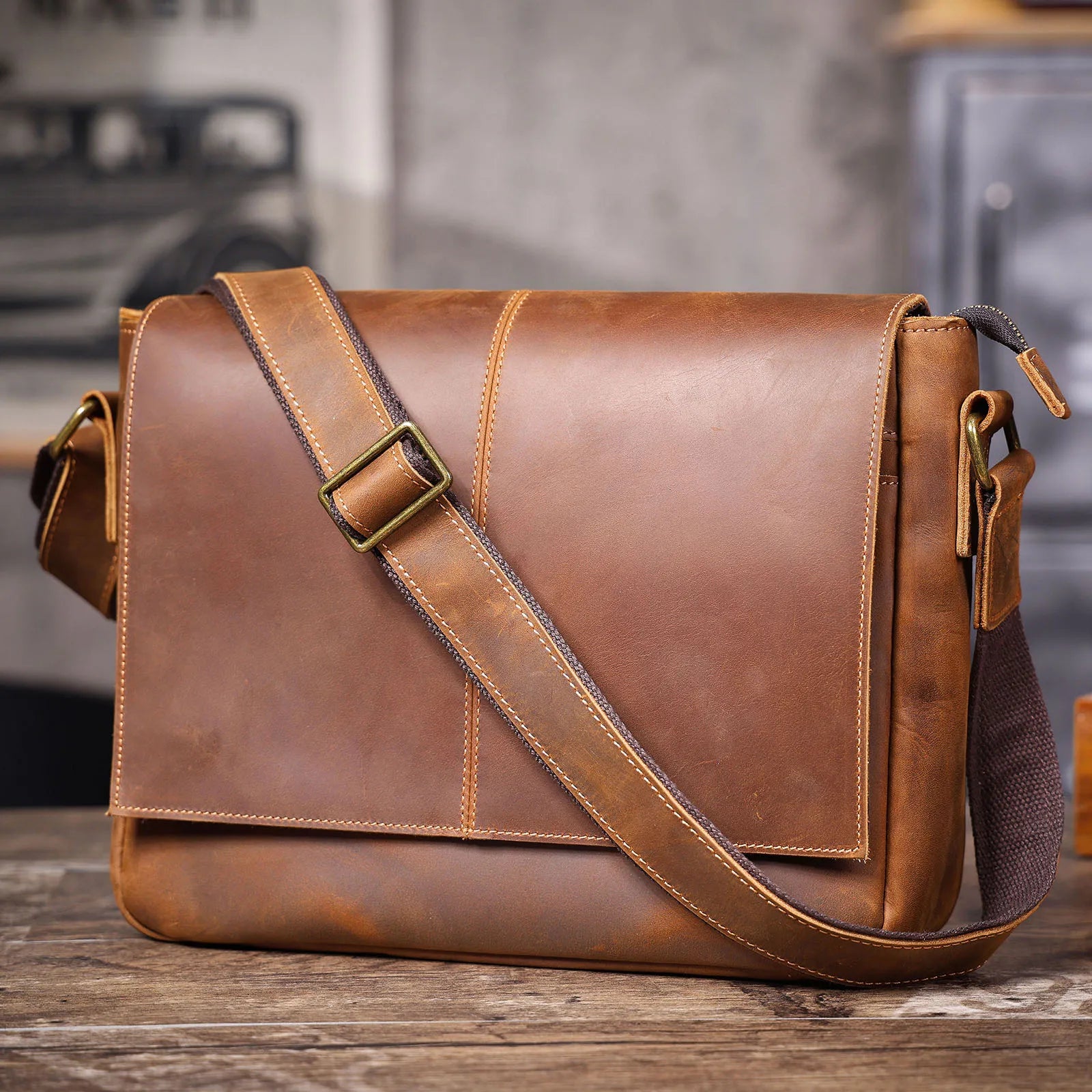 Genuine Leather Satchel – Durable Everyday Carry for All