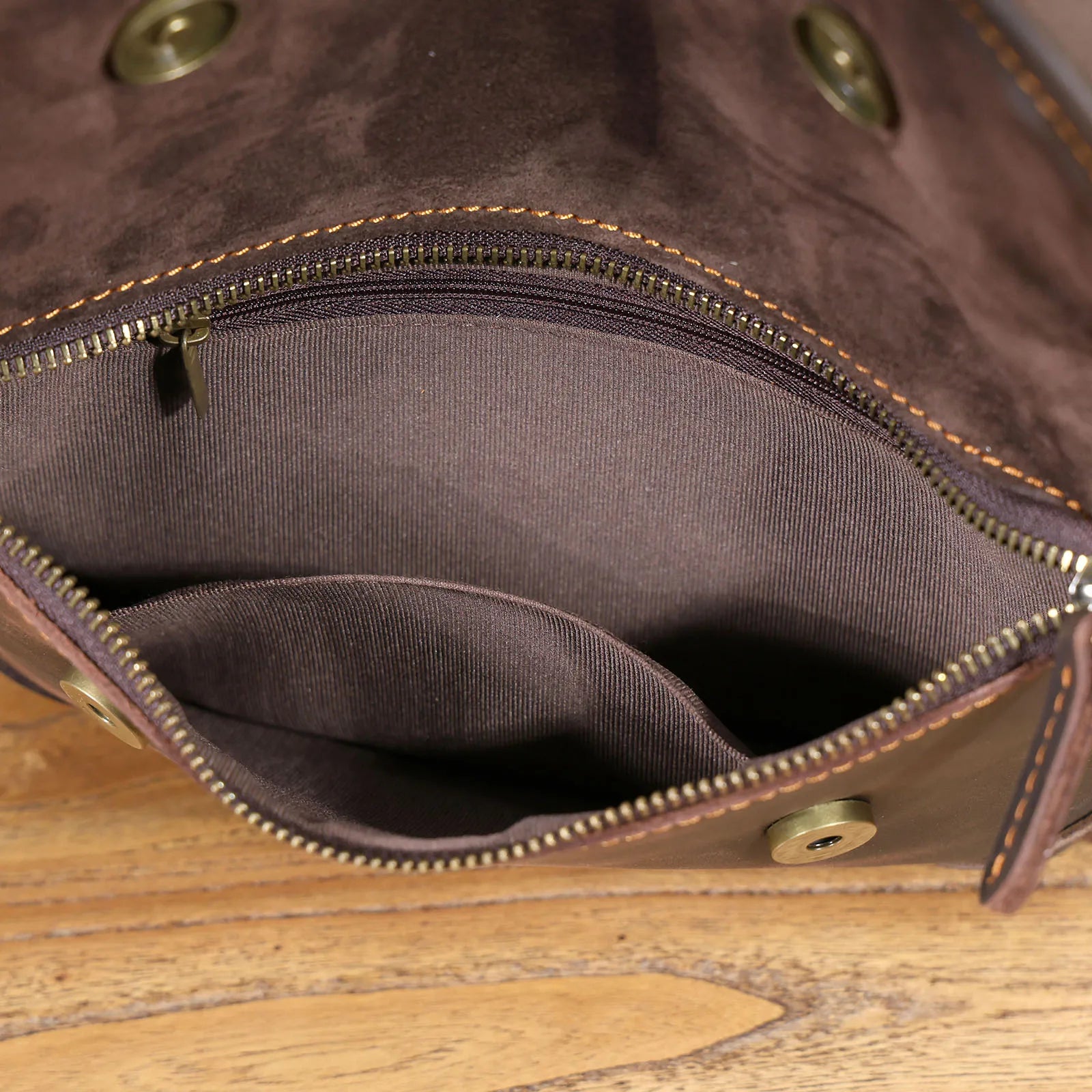 Premium Leather Crossbody Bag – Box Shape & Compact