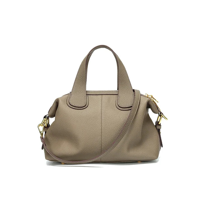 Women’s Premium Leather Shoulder Bag – Pillow Style & Spacious Design