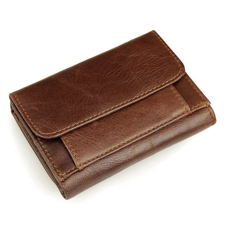 Premium Leather Trifold Wallet – Slim & Stylish